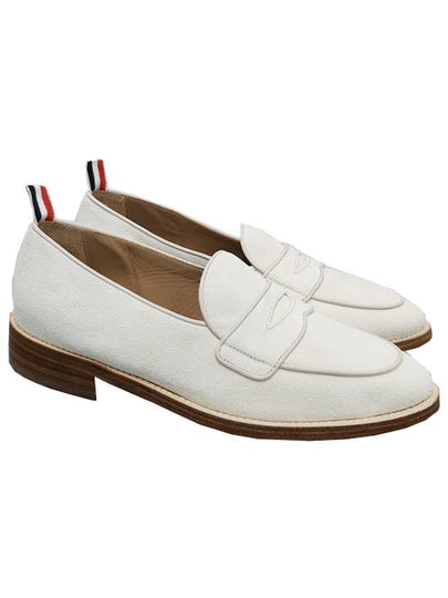 Varsity Suede Penny Loafers Natural - THOM BROWNE - BALAAN 2