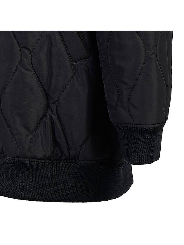 Quilted Bomber Jacket Black - MSGM - BALAAN 7