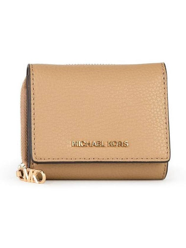 Michael Kors 'Trifold' Green Leather Wallet - MICHAEL KORS - BALAAN 1