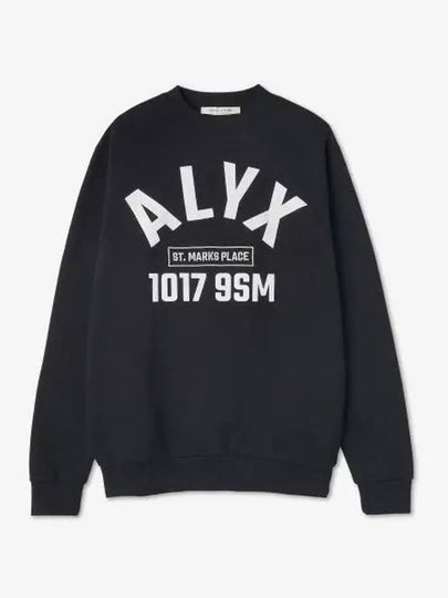 Logo Printing Sweatshirt Black - 1017 ALYX 9SM - BALAAN 2