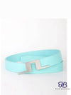 Betsy Leather Belt Aruba Blue - J.LINDEBERG - BALAAN 1