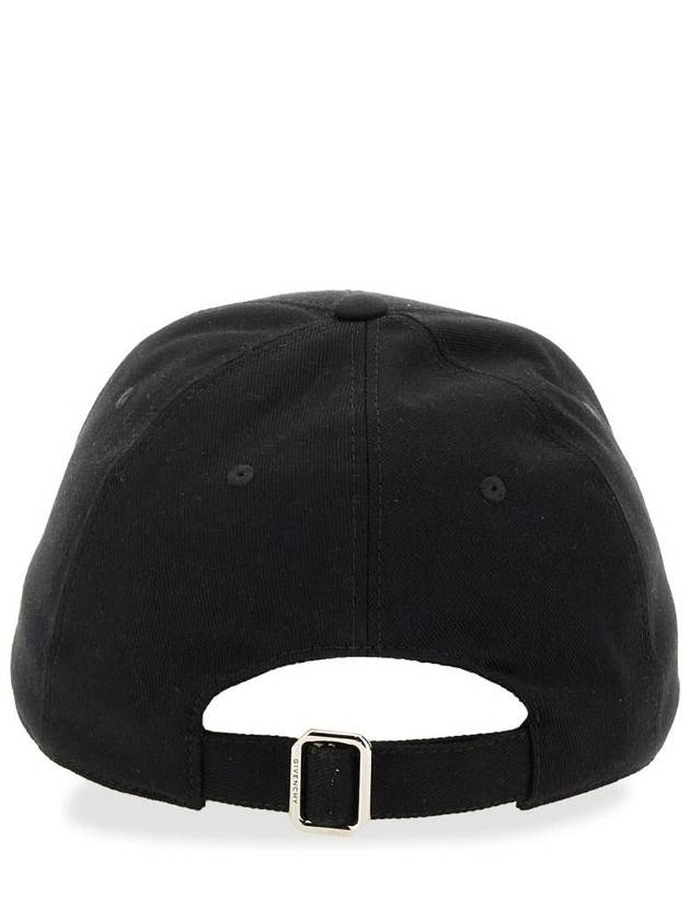 Logo Print Ball Cap Black - GIVENCHY - BALAAN 3