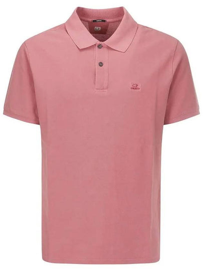 24/1 Piquet Resist Dyed Polo Shirt Pink - CP COMPANY - BALAAN 2