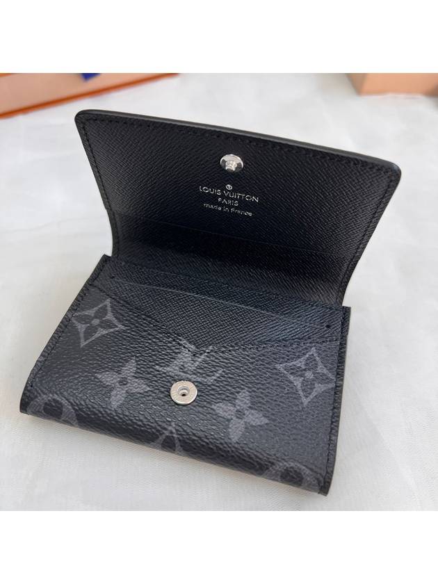 Envelope Business Monogram Card Wallet Black - LOUIS VUITTON - BALAAN 3