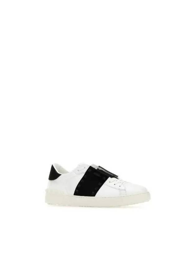 Men's Rockstud Low Top Sneakers White - VALENTINO - BALAAN 3