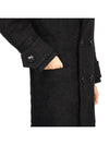 Breasted Double Coat Black - AMI - BALAAN 10