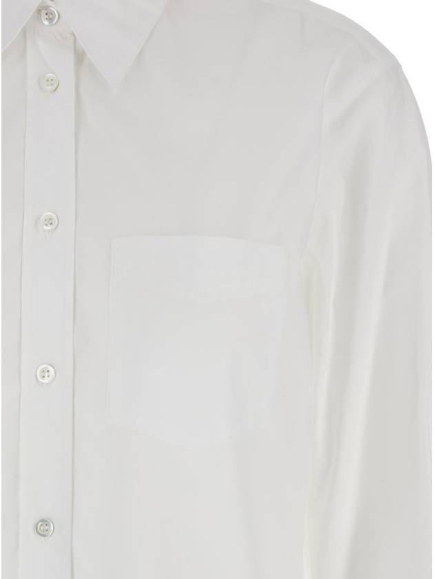 'Korea' White Shirt With Pointed Collar In Cotton Woman - PINKO - BALAAN 2