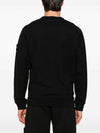 Wappen Patch Crew Neck Cotton Sweatshirt Black - STONE ISLAND - BALAAN 4