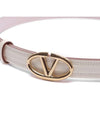 24SS Women's Bold V Logo Belt 4W0T0SJ0 FZC ZLA 24S - VALENTINO - BALAAN 4