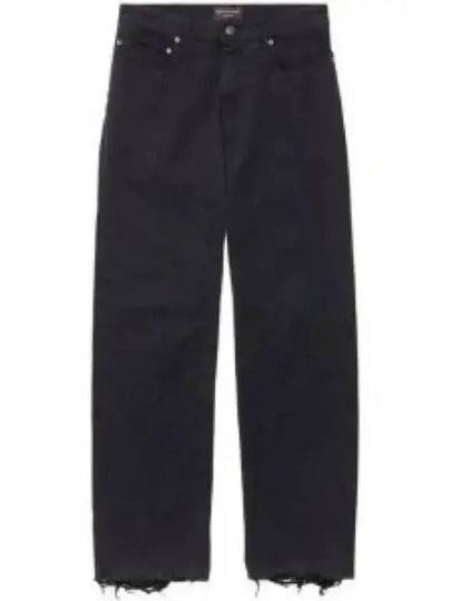 Medium Fit Straight Jeans Black - BALENCIAGA - BALAAN 2