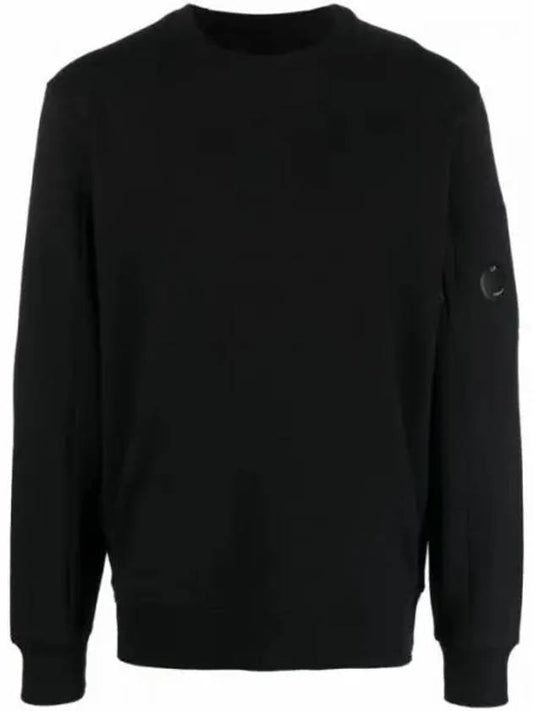 Diagonal Raised Fleece Sweatshirt Black - CP COMPANY - BALAAN 2