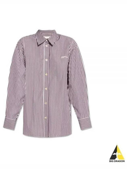 Shirt CH0177FA B1I01I ECBY ECRU BURGUNDY - ISABEL MARANT - BALAAN 2