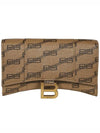 Hourglass BB Monogram Chain Long Wallet Brown - BALENCIAGA - BALAAN 2