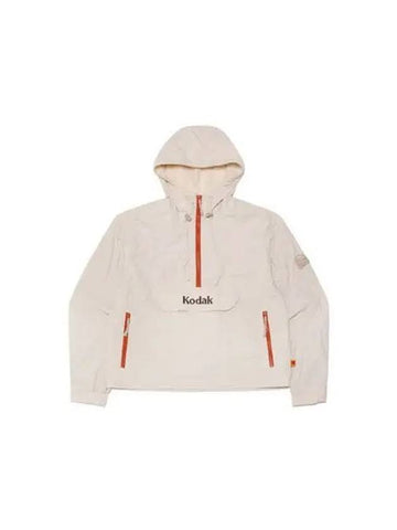 KODAK Apparel Trip Hooded Anorak Jacket Women IVORY - KODO - BALAAN 1