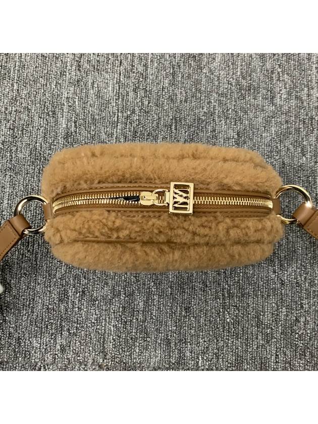 Teddy Camera Wool Cross Bag Camel - MAX MARA - BALAAN 7