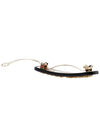 Plexiglas Metal Logo Hair Clip Black - MIU MIU - BALAAN 8