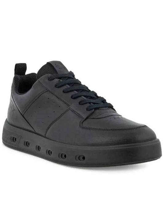 Street 720 Leather Low Top Sneakers Black - ECCO - BALAAN 2