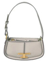 T Timeless Leather Shoulder Bag Grey - TOD'S - BALAAN 2