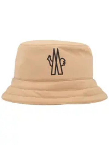 logo bucket hat beige - MONCLER - BALAAN 1