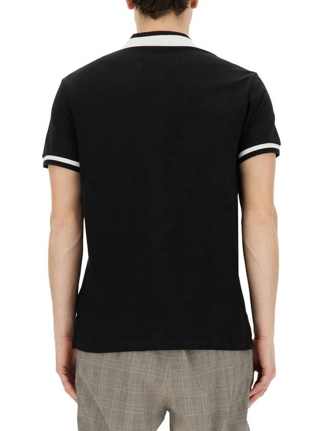 Classic ORB Logo Polo Shirt Black - VIVIENNE WESTWOOD - BALAAN 6