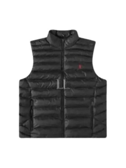 Logo String Padded Vest Black - POLO RALPH LAUREN - BALAAN 2