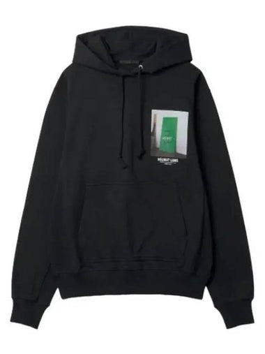 Photographic print hoodie black - HELMUT LANG - BALAAN 1