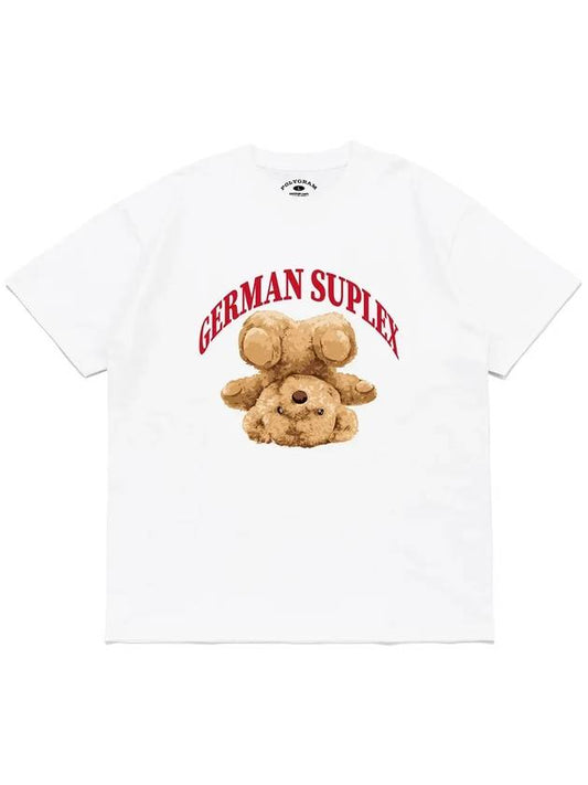 SUPLEX BEAR T SHIRTS WHITE - POLYGRAM - BALAAN 2