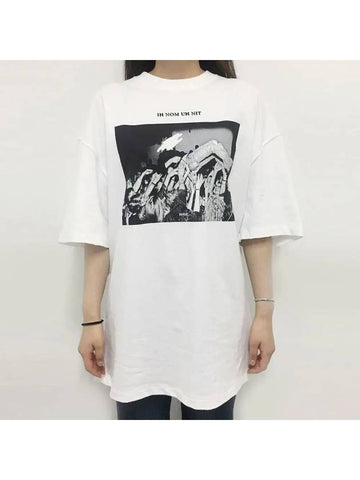 SS Wave TShirt White - IH NOM UH NIT - BALAAN 1