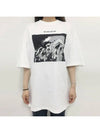 SS Wave T Shirt White NUS19220 001 - IH NOM UH NIT - BALAAN 1