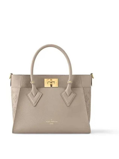 On My Side PM Tote Bag Grey - LOUIS VUITTON - BALAAN 2