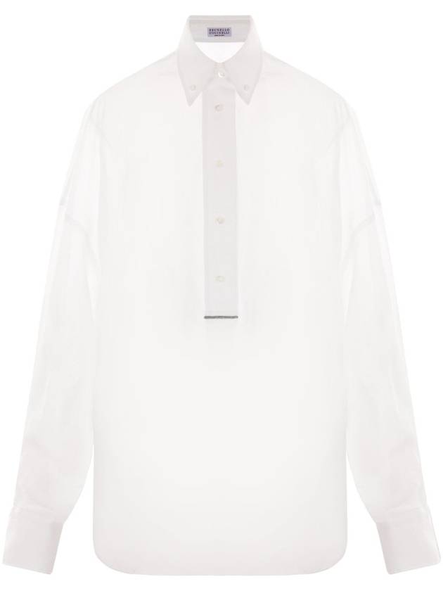 Brunello Cucinelli Shirts White - BRUNELLO CUCINELLI - BALAAN 1