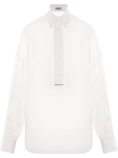 Brunello Cucinelli Shirts White - BRUNELLO CUCINELLI - BALAAN 1