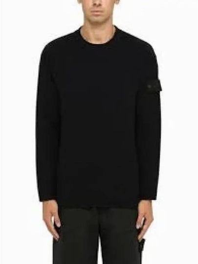 Shadow Project Wappen Patch Knit Top Black - STONE ISLAND - BALAAN 2