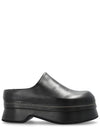 Round Toe Clog Mule Black - ALEXANDER MCQUEEN - BALAAN 1