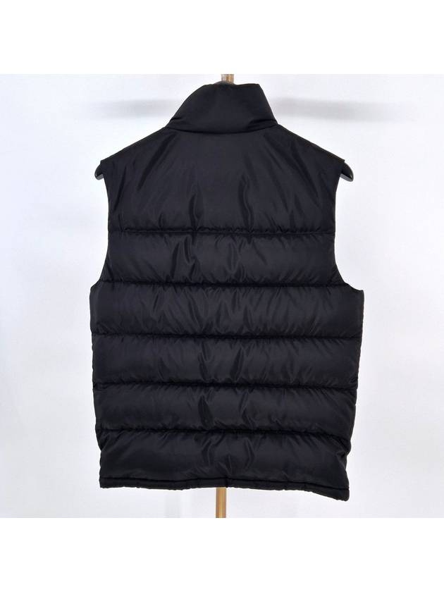 Triangle logo vest padded black size 46 - PRADA - BALAAN 3