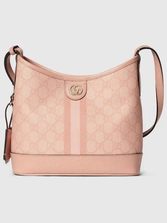Ophidia GG small shoulder bag dusty pink supreme 781402FAD1P6241 - GUCCI - BALAAN 1