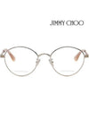 Glasses frame JC246G K67 metal frame round - JIMMY CHOO - BALAAN 3