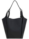 Leather Medium Bucket Bag Black - TOD'S - BALAAN 4