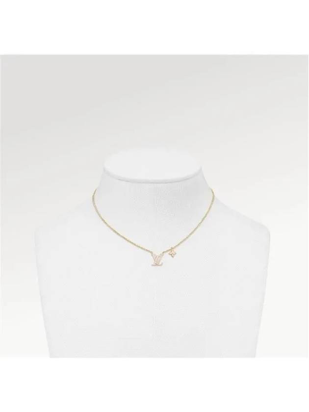 LV Iconic Enamel Necklace Gold - LOUIS VUITTON - BALAAN 3