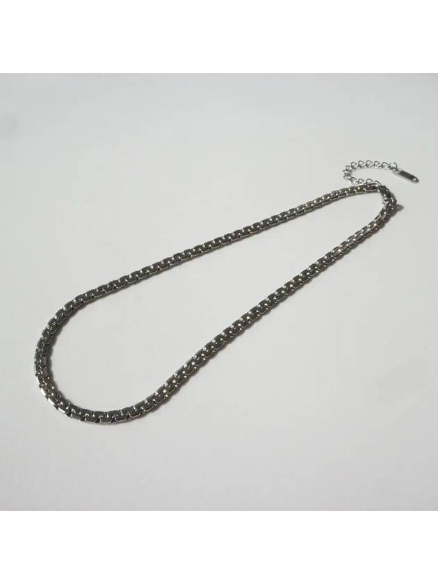 flat necklace silver - BASSCLEF - BALAAN 1