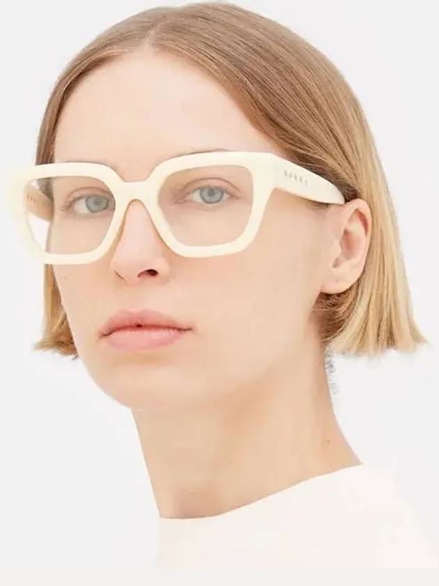 Glasses frame HALLERBOS FOREST PANNA QIS square horn rim men women fashion - MARNI - BALAAN 1