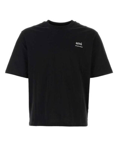 Alexandre Mattiussi Short Sleeve T-Shirt Black - AMI - BALAAN 1