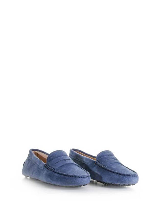 Gommino Suede Driving Shoes  Blue - TOD'S - BALAAN 4