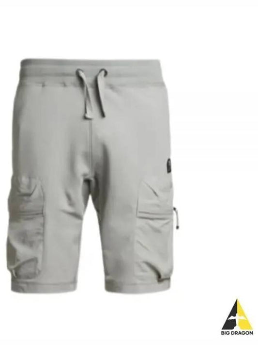 Men's Logo Patch Cargo Bermuda Shorts Gray - PARAJUMPERS - BALAAN 2