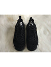 Logo Mixed Fibers Suede Low Top Sneakers Black - CHANEL - BALAAN 2