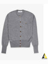 Bea Logo Wool Cardigan Grey - VIVIENNE WESTWOOD - BALAAN 2