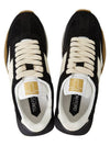 Suede James Sneakers Black Cream - TOM FORD - BALAAN 3