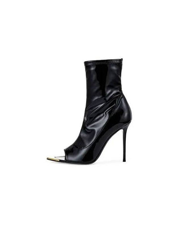 WOMEN INTRIGO Enamel Boots Black 270451 - GIUSEPPE ZANOTTI - BALAAN 1