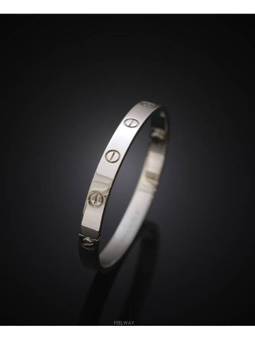 Daejeon Used Luxury Goods Love Bracelet Classic Model 18K White Gold No 16 - CARTIER - BALAAN 1