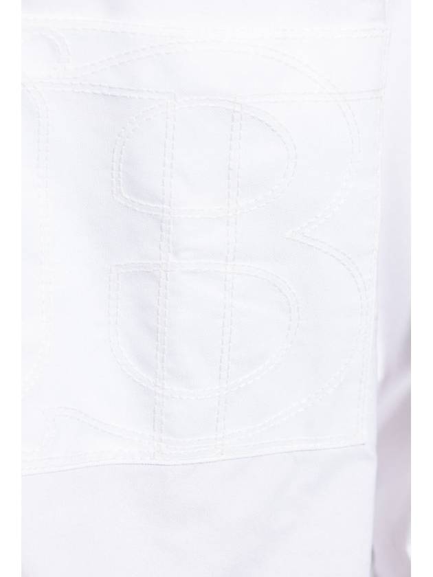 Long Sleeve Shirt 8055779 A1462 OPTIC WHITE - BURBERRY - BALAAN 4